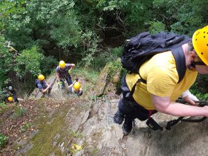 Fundiert Klettersteiggehen in Boppard