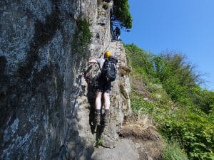 Tritthilfen auf der Klettertour